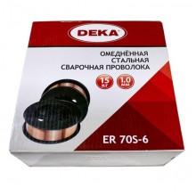 Сварочная проволока ER70S-6 (DEKA) 1,2 мм 15кг